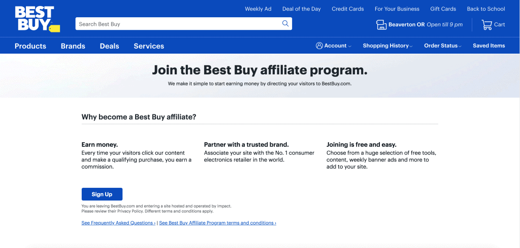 BestBuy Affiliate Program