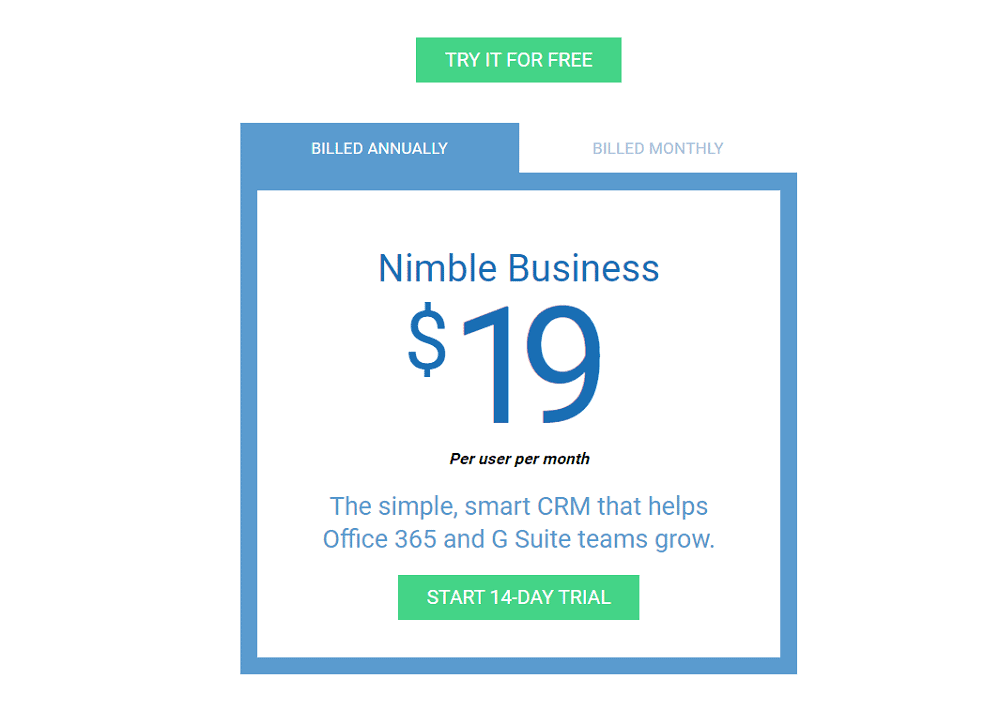 Nimble Pricing